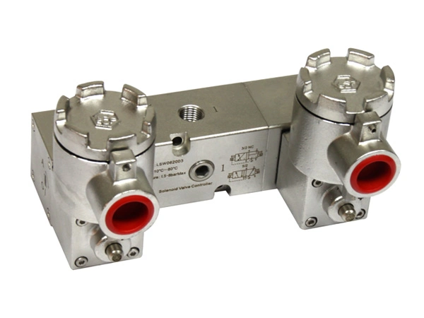 Aluminum Explosion Proof Namur Pneumatic Solenoid Valve