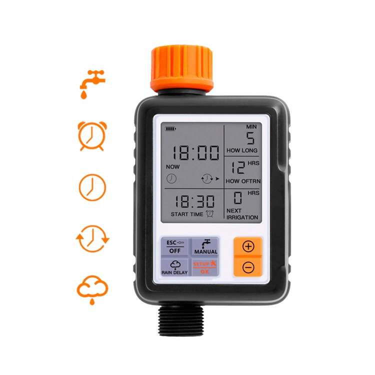 Automatic Universal LCD Screen Sprinkler Controller Outdoor Garden Solenoid Valve Water Timer Waterproof Irrigation Timer Water Timer